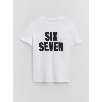 Pánská móda Tričko s potiskem - XL - House - bílý - 185AG-00X