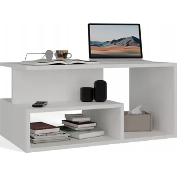 Konferenční stolek Konferenční stolek TopEshop obdélníkový 51 x 90 x 43 cm bílý