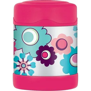 Termoska Dětská termoska na jídlo Thermos 290 ml, motiv květiny