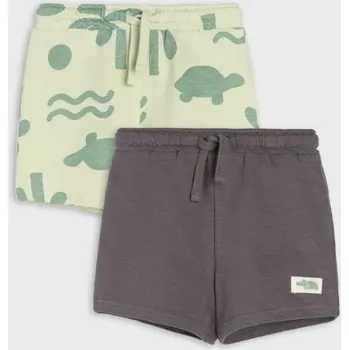 Dětská móda Sinsay - Sada 2 kraťas - zelená - 028DZ-07X - 028DZ-07X-80