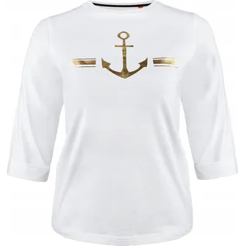 Dámské tričko Tričko bílé s kotvou CANNES L
