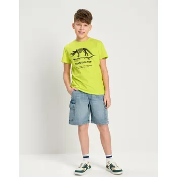 Chlapecké kalhoty Sinsay - Kraťasy cargo - modrá - 955CU-55J - 955CU-55J-170