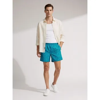 Pánská móda Sinsay - Koupací kraťasy - modrá - 960IL-55X - 960IL-55X-S