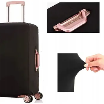 Obal na kufr černý elastický se zipem 78x55x35 cm