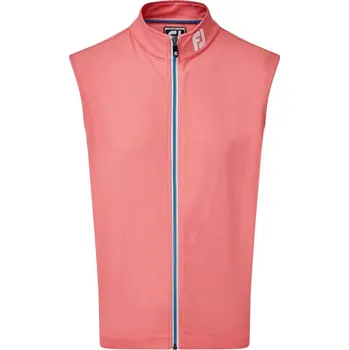FootJoy Full Zip Knit Vest, Cape Red XL