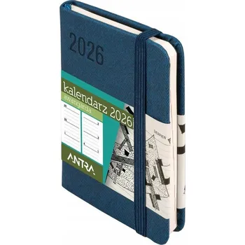 Obraz Knižní kalendář 2026 A7 Antra modrý