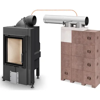 Krbová vložka ROMOTOP DYNAMIC 3G 44.55.01A krbová vložka 6,0-15,7 kW, s akumulačním modulárním systémem AMS