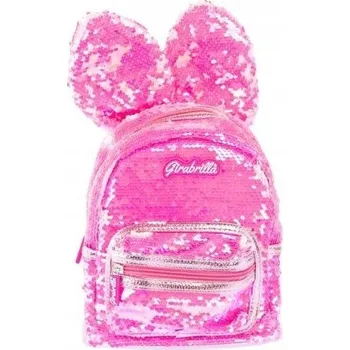 Pěkný růžový Batoh Girabrilla Králíček