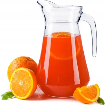 Skleněný džbán s hubičkou průhledný Festa Italia 1,3 l 3928