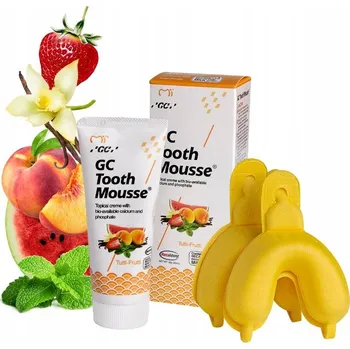 zubní pasta Ochranný krém GC Tooth Mousse Tutti-Frutti pro citlivé zuby 35 ml