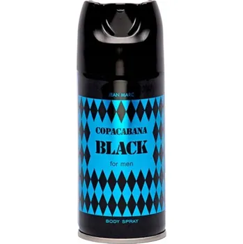Jean Marc Copacabana Black for Men deodorant muž 150 Ml DEO