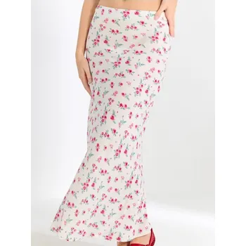 Oblečení a móda Sinsay - Maxi sukně s květinovým vzorem - růžová - 2270Z-30X - 2270Z-30X-L