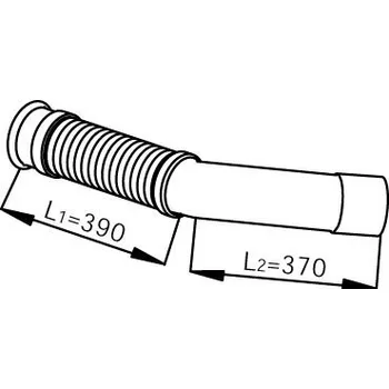Výfukový systém Výfuková trubka DINEX 53252