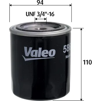 Filtr do auta Olejový filtr VALEO 586134