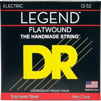 Příslušenství pro strunný nástroj DR Strings Legend Flatwound Medium 12-52 Struny pro elektrickou kytaru (Jako nové)