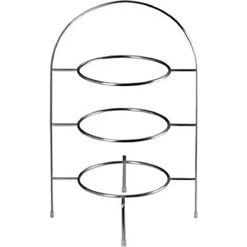 Nábytkové kování ASA Selection 99201/950 Stojan na dezertní talíře se 3 úrovněmi 21 cm, výška 36,5 cm, bílý,