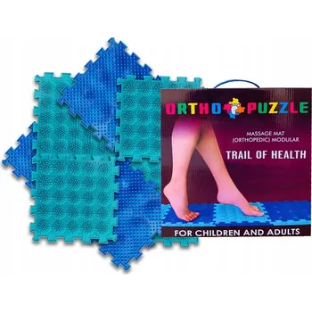 Akupresurní podložka Ortopedická masážní podložka modulární ORTHO PUZZLE – pro děti od 10 let