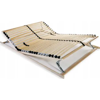 Postelový rošt Lamelový rošt 195 x 100 x 9 cm z bukového dřeva, 7 zón komfortu