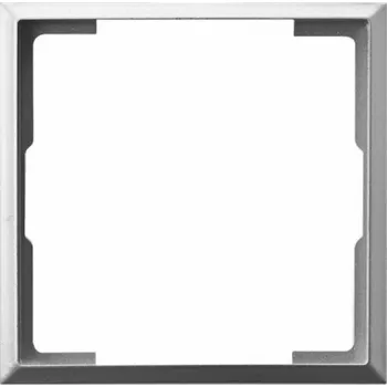 Elektrická zásuvka Ospel ARIA Ozdobný rámeček pro zásuvky: jednoduché zástrčky, telekomunikační zásuvky a stmívače, stříbrná RO-2U/18