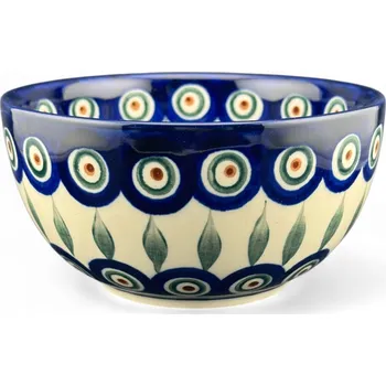 Miska na polévku Listek 500 ml, dekor 0054, keramika Bolesławiec