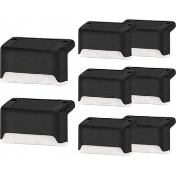 Venkovní osvětlení Solární lampy na balkonové schody, zahradu, vodotěsný oplocení , 8 kusů