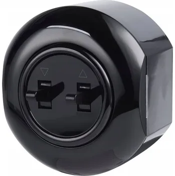 vypínač OVLÁDACÍ SPÍNAČ ROLETY LOFT, POVRCHOVÝ, NÁSTĚNNÝ STŘEDNÍ, JLM