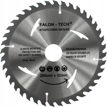 Vrták Vidiový kotouč Falon-Tech FTBW20040 na dřevo 200x32mm