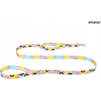 Vodítko pro psa Vodítko klasické Amiplay popruh 1,5 m