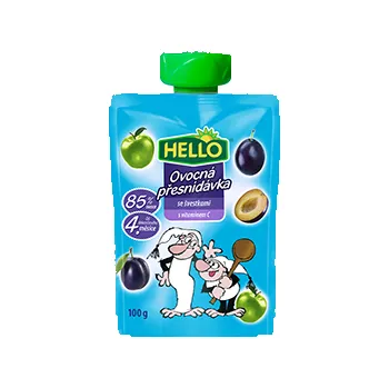 CZ distribuce Hello Ovocná kapsička/ přesnídávka se švestkami 100 g