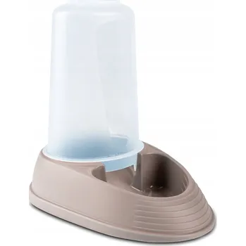 Miska pro psa Automatický dávkovač krmiva z plastu Barry King béžový 0,5 l