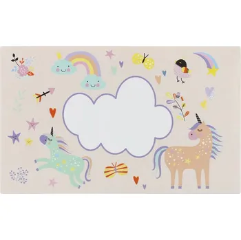 Party dekorace Folat Samolepky Jednorožec a duha