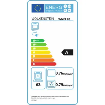 Vestavná trouba Wolkenstein WMO 70 vestavná trouba