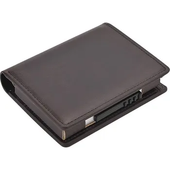 Peněženka Pánská tenká peněženka Lubsmuns, černá, mini peněženka s RFID blokováním, minimalistická tenká