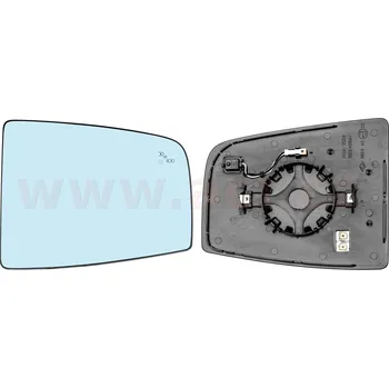 Autosklo Sklo do zrcátka, vnější zrcátko VAN WEZEL 1992835