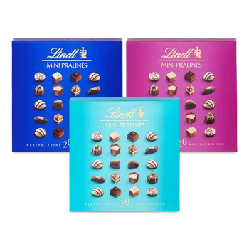 Bonboniéra Lindt Mini Pralines 100 g různé barvy