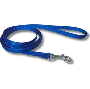 Vodítko pro psa Vodítko pro malé psy a štěňata - MODRÁ, 1,5 m, Karabina 66 mm - pro malé psy a kočky - černá