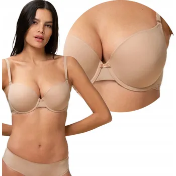 Podprsenka Triumph push-up podprsenka béžová velikost 75D