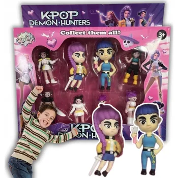 Figurka Sada figurek inspirovaných stylem pop z pohádky Demon Hunters – lovkyně