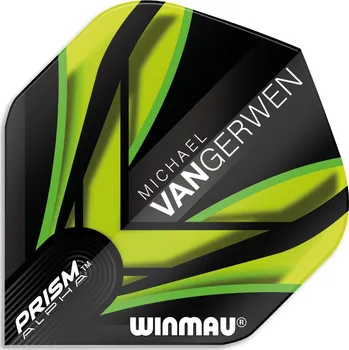 Příslušenství pro šipky Winmau Letky Prism Alpha - Michael van Gerwen - Black and Green W6915.145