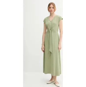 Dámské šaty Šaty United Colors of Benetton 3FJHDV01T zelená 91X, vel. M