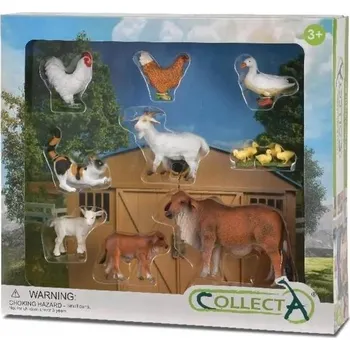 Figurka Sada figurek Collecta 84049 Zvířata z farmy, 9 ks
