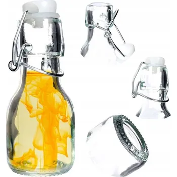 Nádoba na olej a ocet Skleněný Dávkovač s klipem na tekutiny Vilde O123032 11 cm 75 ml