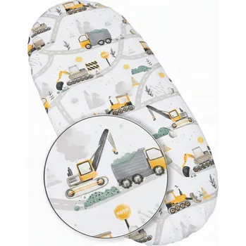 Prostěradlo PROSTĚRADLO DO KORBIČKY KOČÁRKU KOLÉBKY BAVLNA BABYMAM