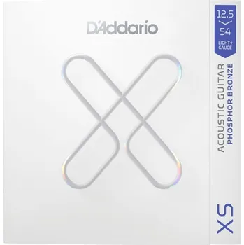Struna pro kytaru a smyčcový nástroj Struny D'Addario XS Coated Phosphor Bronze Light Plus 12.5-54 XSAPB125540