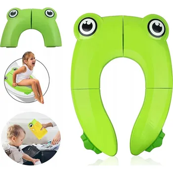 Obraz DĚTSKÉ SKLÁDACÍ PRKÉNKO NA WC PROTI SKLUZU ZELENÉ CESTOVNÍ