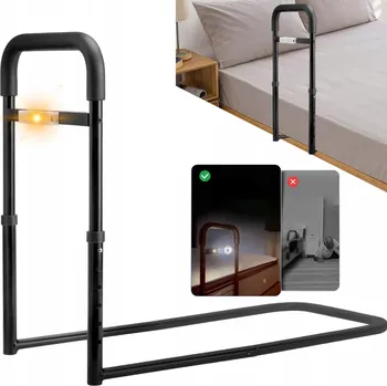 Zábradlí ZÁBRANA K POSTELI MADLO PRO SENIORY PO ÚRAZECH POMŮCKA PŘI POHYBU