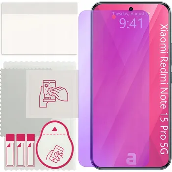 Pouzdro na mobilní telefon Hybridní Sklo Anti-Blue 9H na displej pro Xiaomi Redmi Note 15 Pro 5G