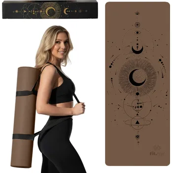 podložka na cvičení Podložka na cvičení Fit.Me 183 cm x 68 cm hnědá