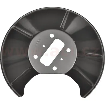 Brzdový kotouč Ochranný plech proti rozstřikování, brzdový kotouč VAN WEZEL 1858374