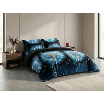 Povlečení Mikroplyšové povlečení FLAEVOR modré Rozměr povlečení: 70 x 90 cm | 140 x 200 cm